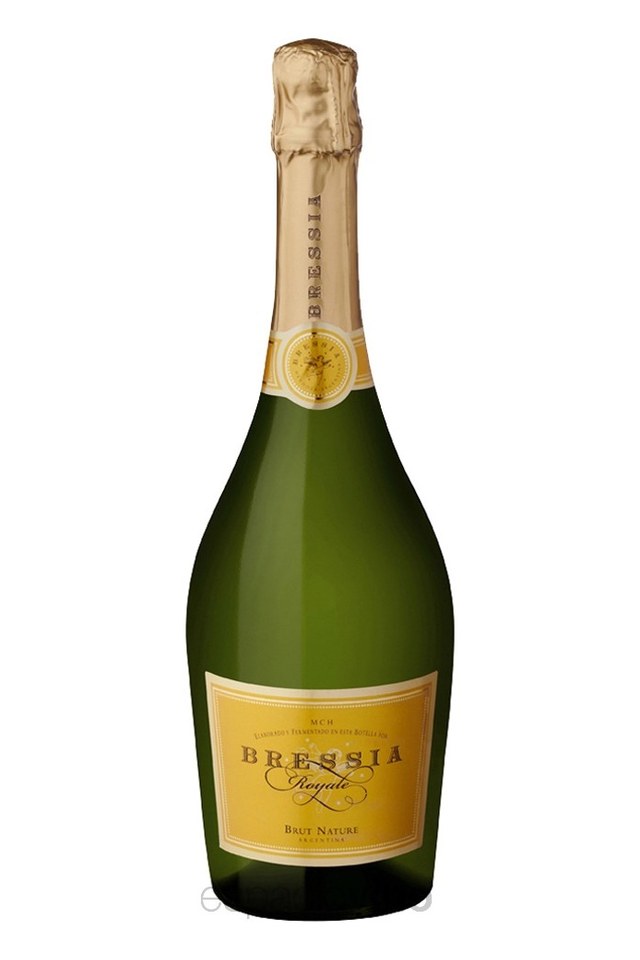 Botella de Bressia Royale Brut Nature — Bressia