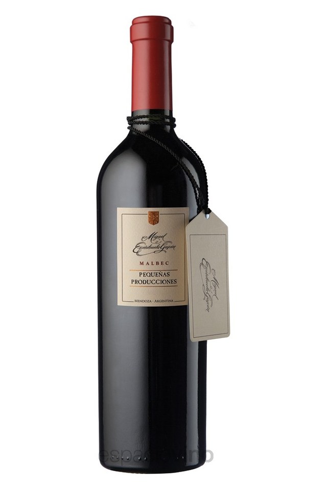 Botella de Pequeñas Producciones Malbec — Escorihuela Gascón