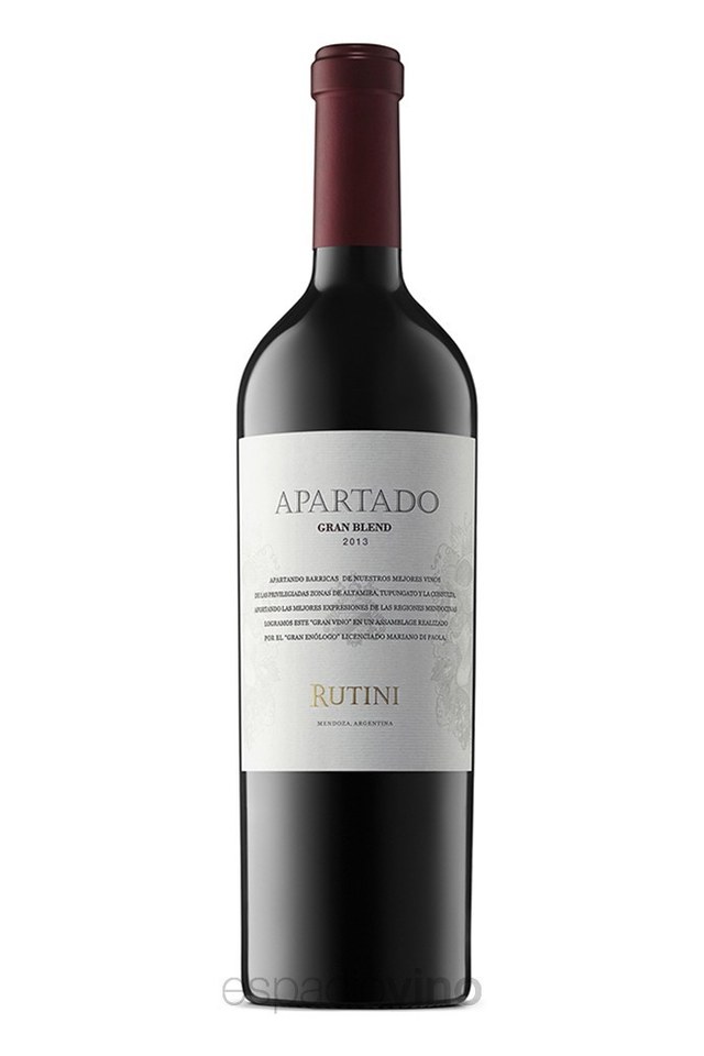 Botella de Rutini Apartado Gran Blend — Rutini