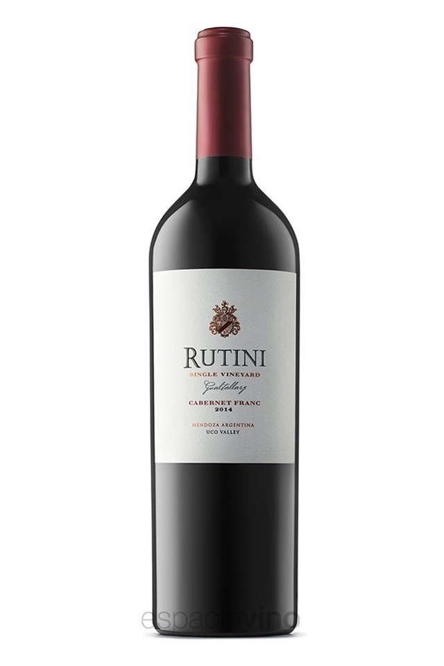 Botella de Rutini Gualtallary Single Vineyard Cabernet Franc — Rutini
