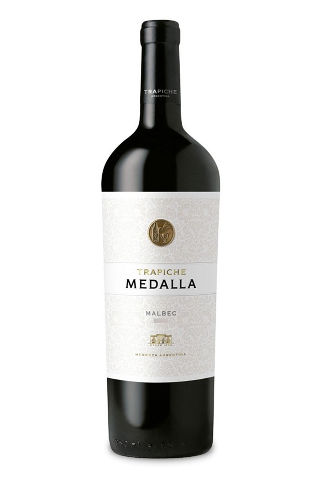Botella de Trapiche Medalla Malbec — Peñaflor