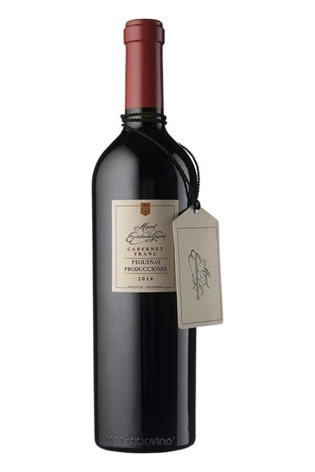 Botella de Pequeñas Producciones Cabernet Franc — Escorihuela Gascón