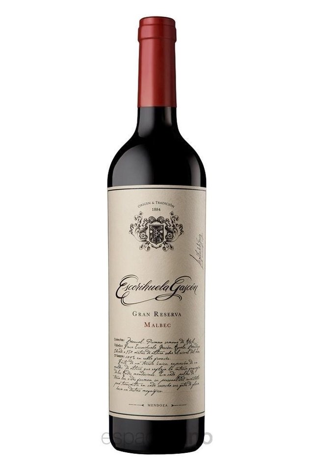 Botella de Gran Reserva Malbec — Escorihuela Gascón
